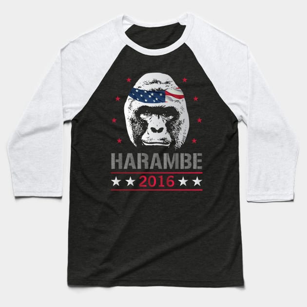 Harambe 2016 Baseball T-Shirt by Venus Complete